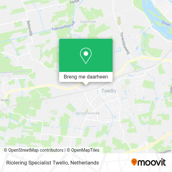 Riolering Specialist Twello kaart