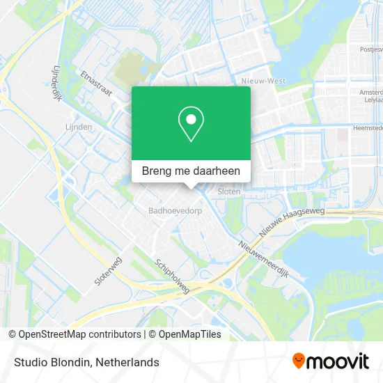 Studio Blondin kaart