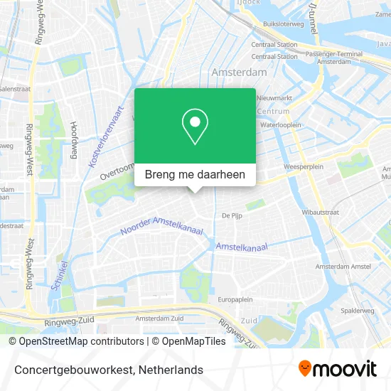 Concertgebouworkest kaart