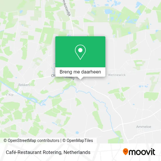 Café-Restaurant Rotering kaart