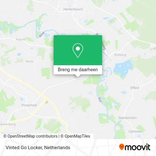 Vinted Go Locker kaart
