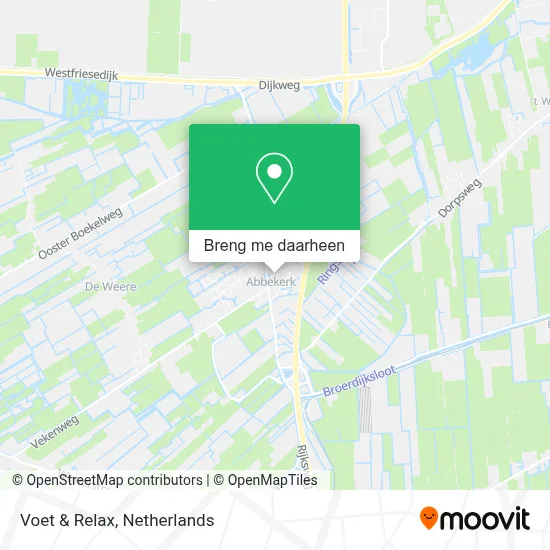 Voet & Relax kaart