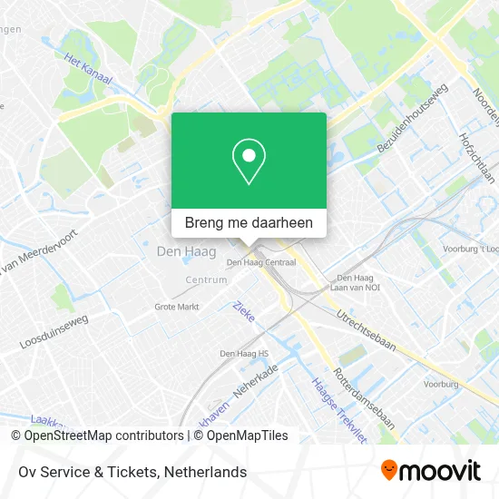 Ov Service & Tickets kaart