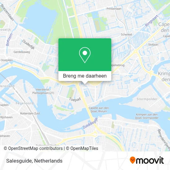 Salesguide kaart