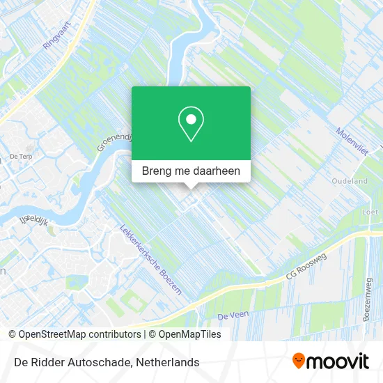 De Ridder Autoschade kaart