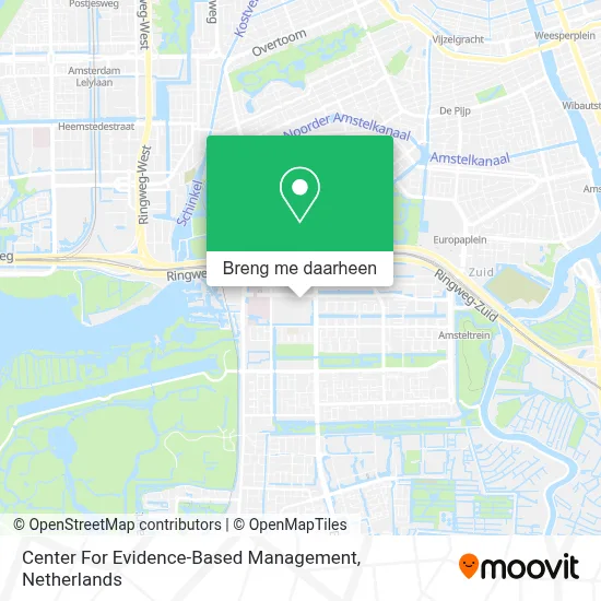 Center For Evidence-Based Management kaart
