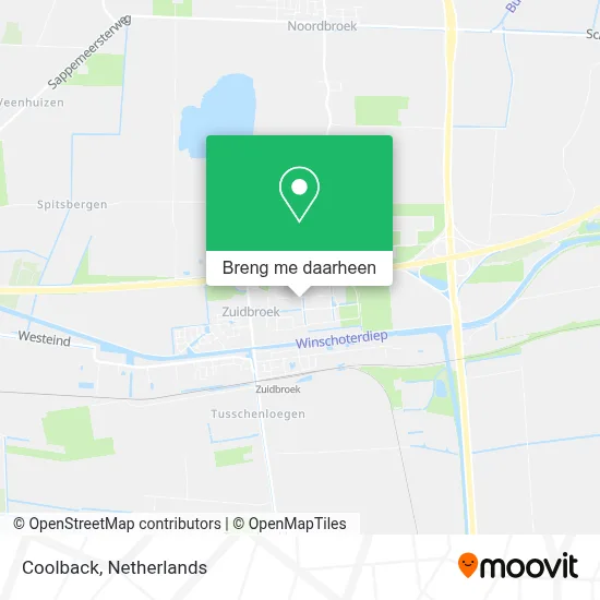 Coolback kaart
