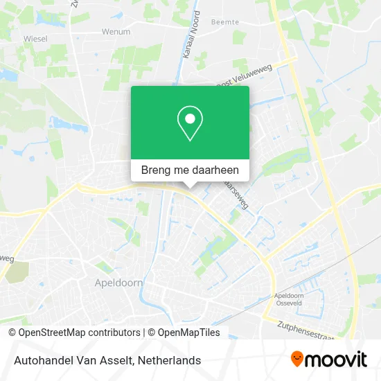 Autohandel Van Asselt kaart
