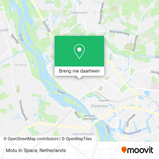 Motu In Space kaart