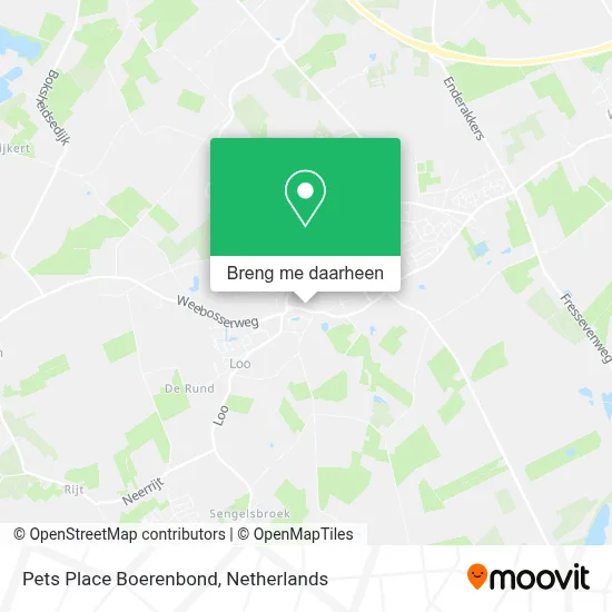 Pets Place Boerenbond kaart