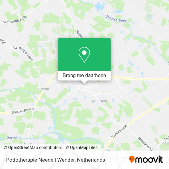 Podotherapie Neede | Wender kaart