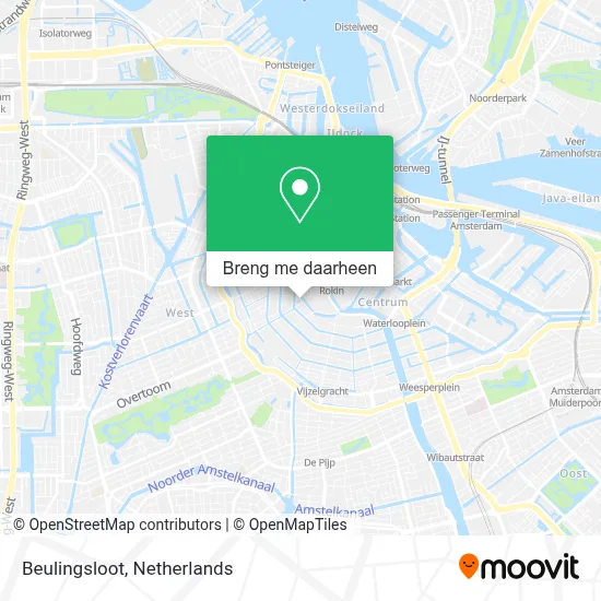 Beulingsloot kaart