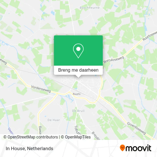 In House kaart