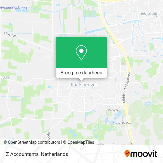 Z Accountants kaart