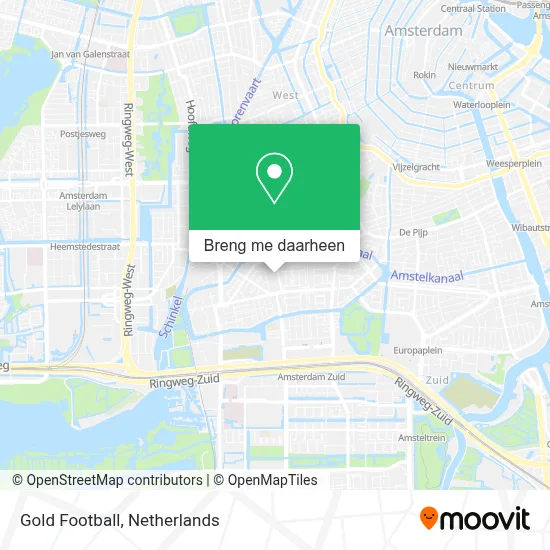 Gold Football kaart