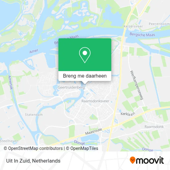Uit In Zuid kaart