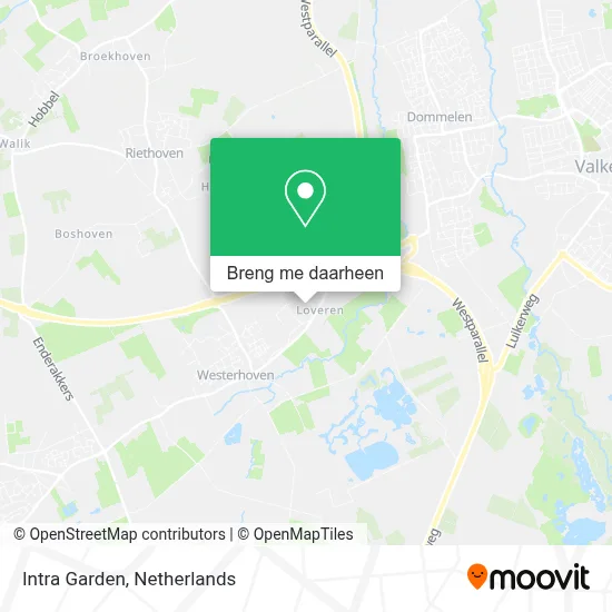 Intra Garden kaart