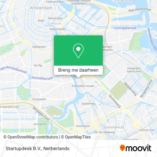 Startupdesk B.V. kaart