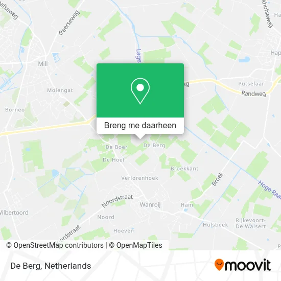De Berg kaart
