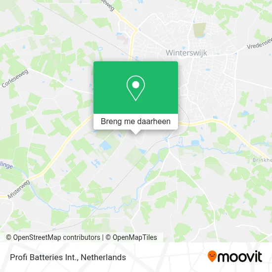 Profi Batteries Int. kaart