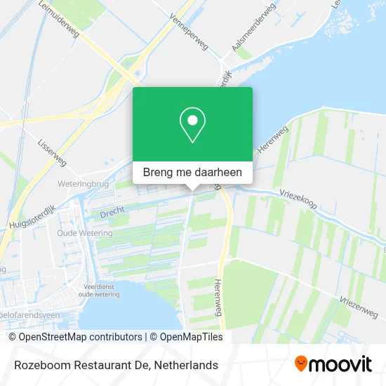 Rozeboom Restaurant De kaart