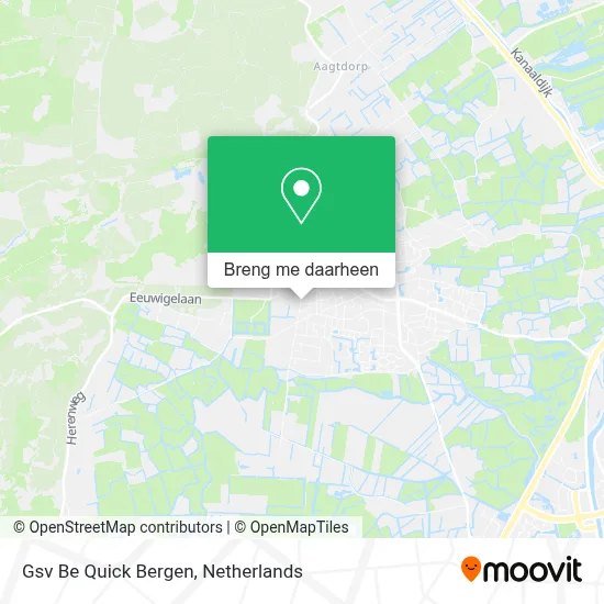 Gsv Be Quick Bergen kaart