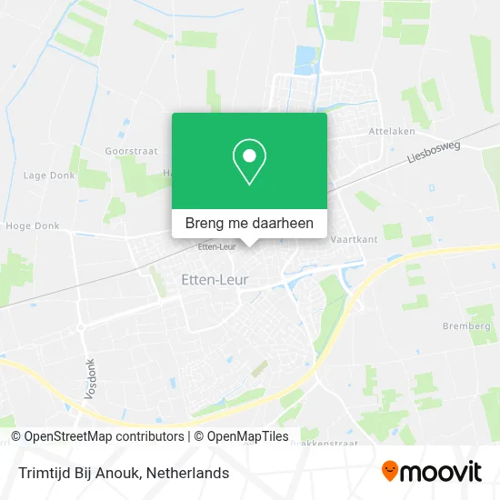 Trimtijd Bij Anouk kaart