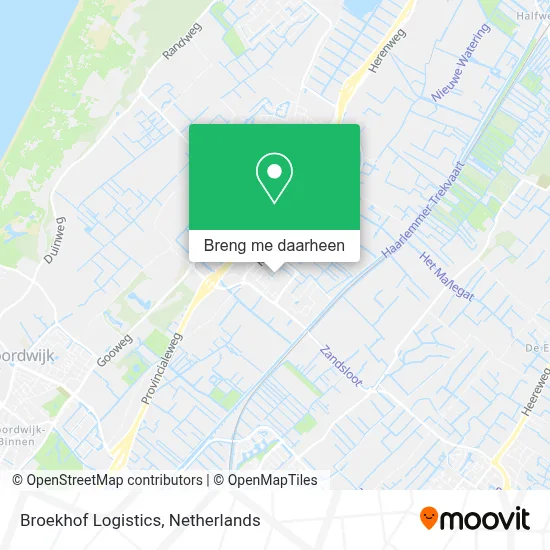 Broekhof Logistics kaart