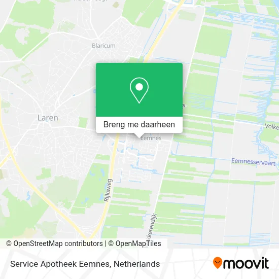 Service Apotheek Eemnes kaart