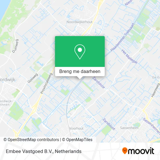 Embee Vastgoed B.V. kaart