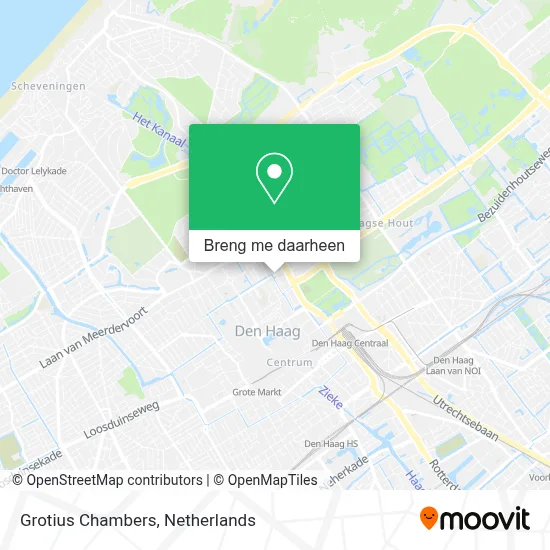 Grotius Chambers kaart