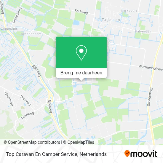 Top Caravan En Camper Service kaart