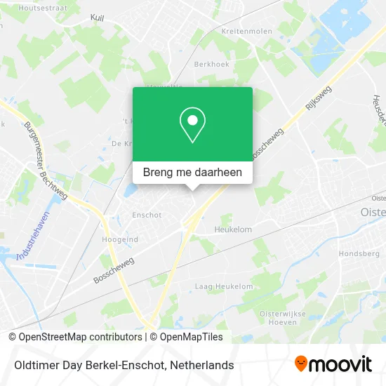 Oldtimer Day Berkel-Enschot kaart