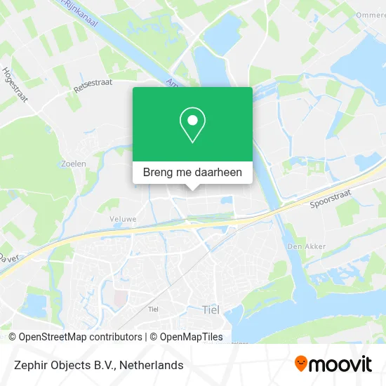 Zephir Objects B.V. kaart