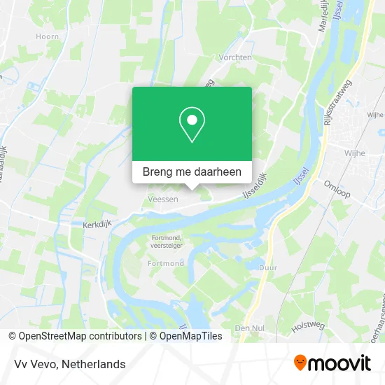 Vv Vevo kaart