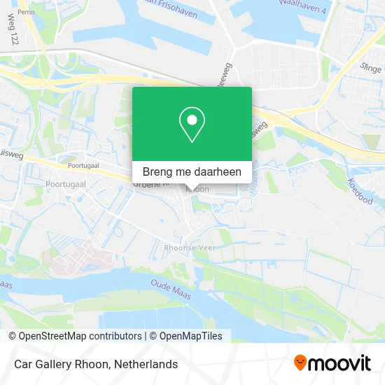 Car Gallery Rhoon kaart