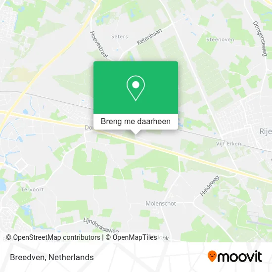 Breedven kaart