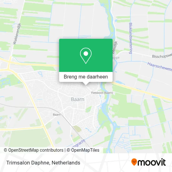 Trimsalon Daphne kaart