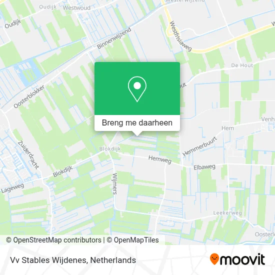 Vv Stables Wijdenes kaart