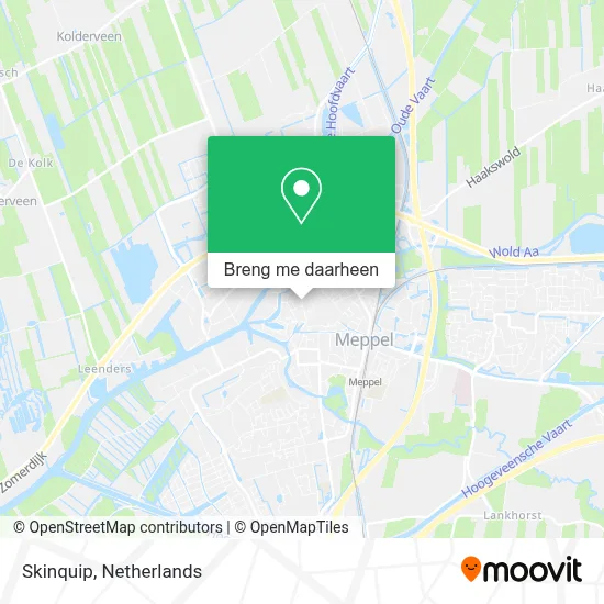 Skinquip kaart