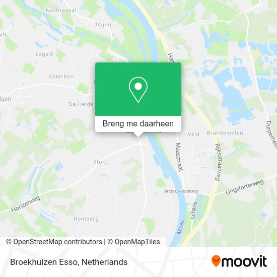 Broekhuizen Esso kaart