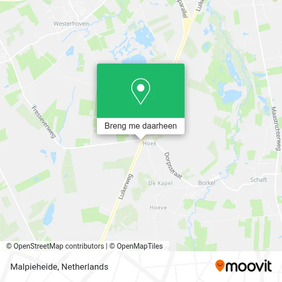Malpieheide kaart