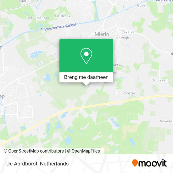 De Aardborst kaart