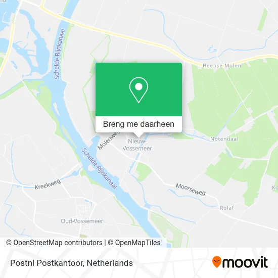 Postnl Postkantoor kaart