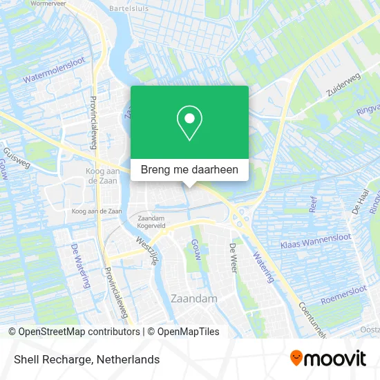 Shell Recharge kaart