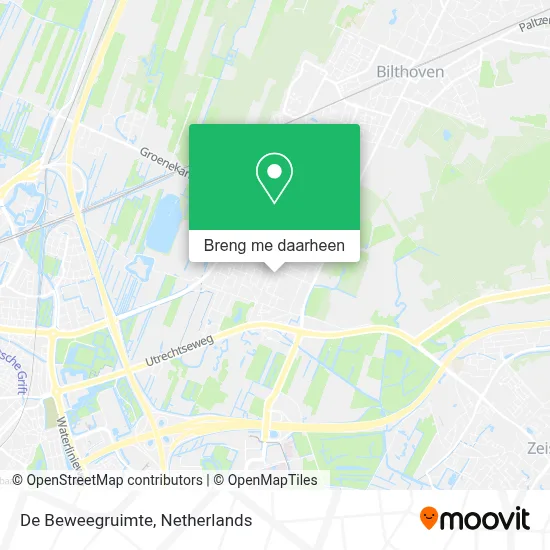 De Beweegruimte kaart