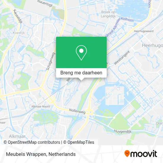 Meubels Wrappen kaart
