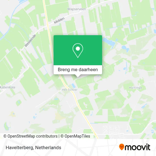 Havelterberg kaart