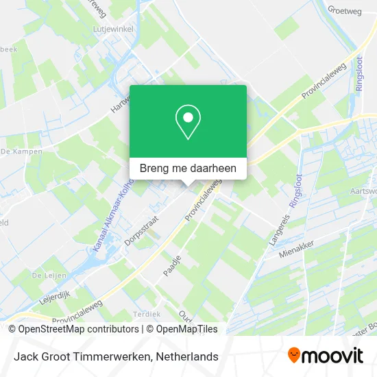 Jack Groot Timmerwerken kaart