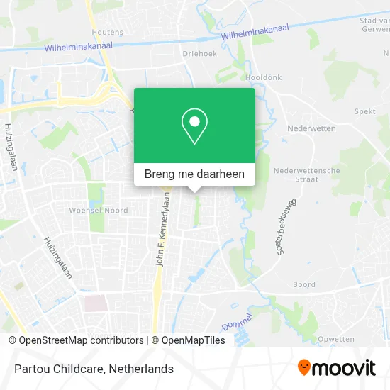 Partou Childcare kaart